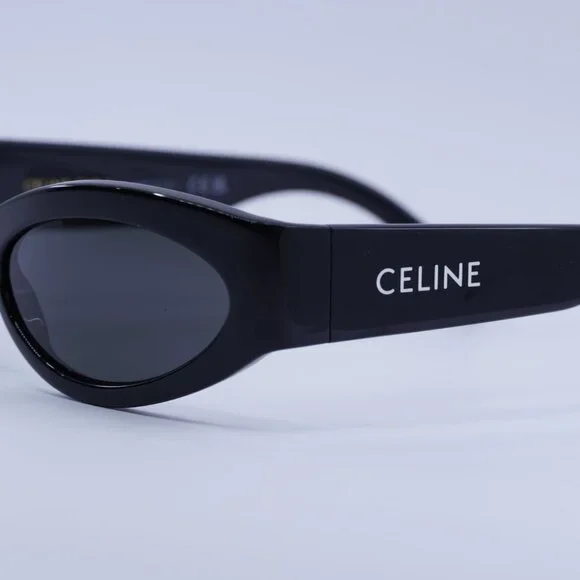 Celine CL40288I 01A MONOCHROMS Sunglasses Black Cat Eye  display picture 1